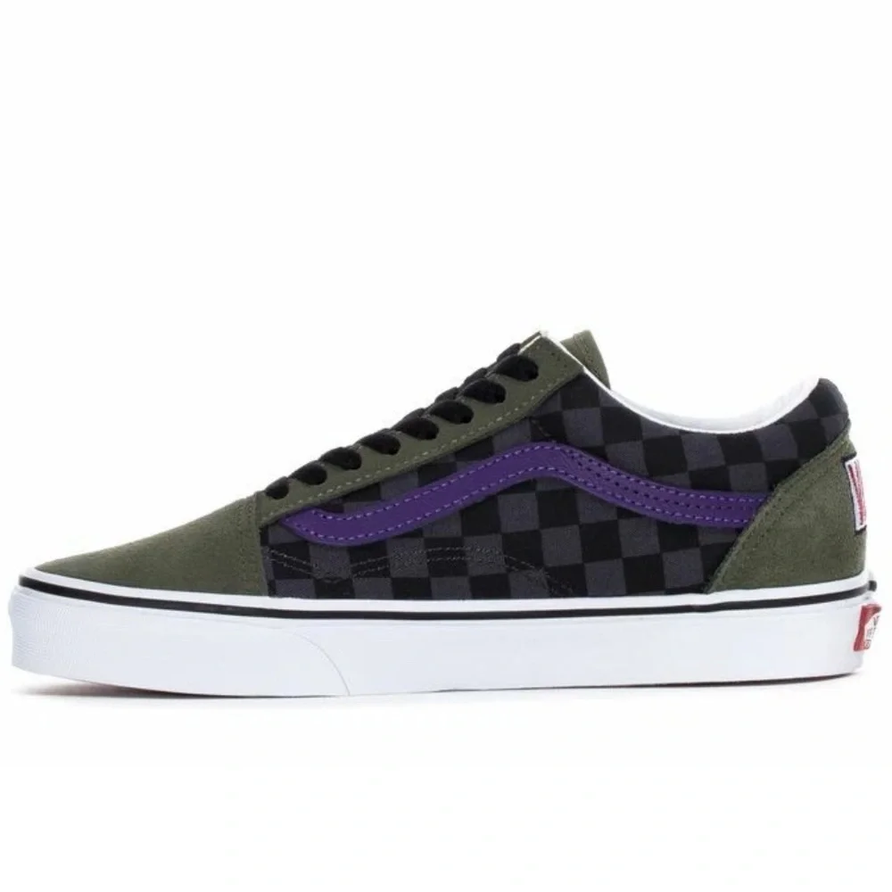 Men's Vans Classic Old Skool OTW Rally SZ 12 Checker Deep Green VN0A4BV5VZN